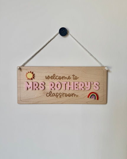 Personalised Childcare Hanging Pennant