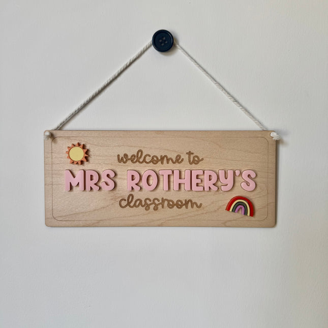 Personalised Childcare Hanging Pennant