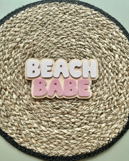 Beach Babe Wall Word Custom Colour