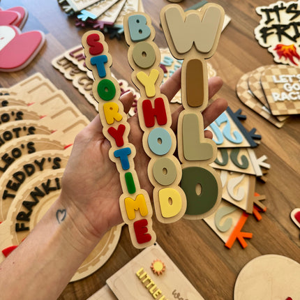 Collection image for: Bubble Word Plaques