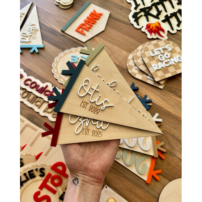 Personalised Pennant Flag