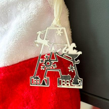 Santa Themed Letter Decoration
