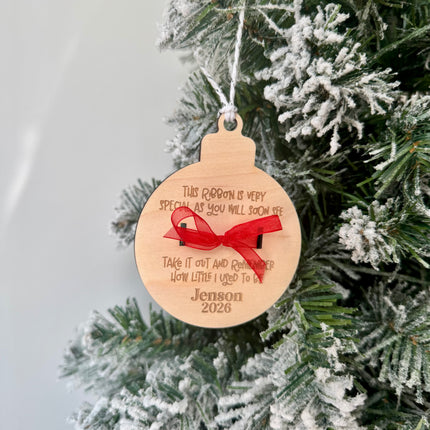 Personalised Christmas Memory Bauble