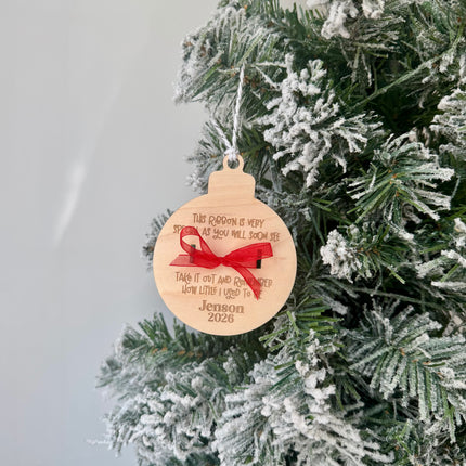 Personalised Christmas Memory Bauble