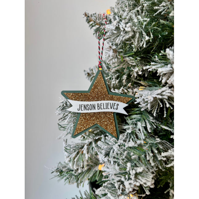 Personalised Believe Star