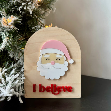 I Believe Santa Shelf Sitter