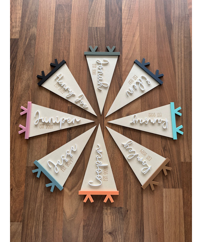 Personalised Pennant Flag