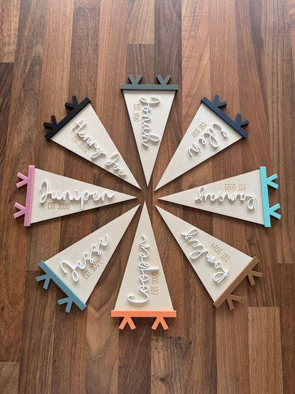 Personalised Pennant Flag