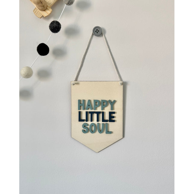 Happy Little Soul Mini Pennant