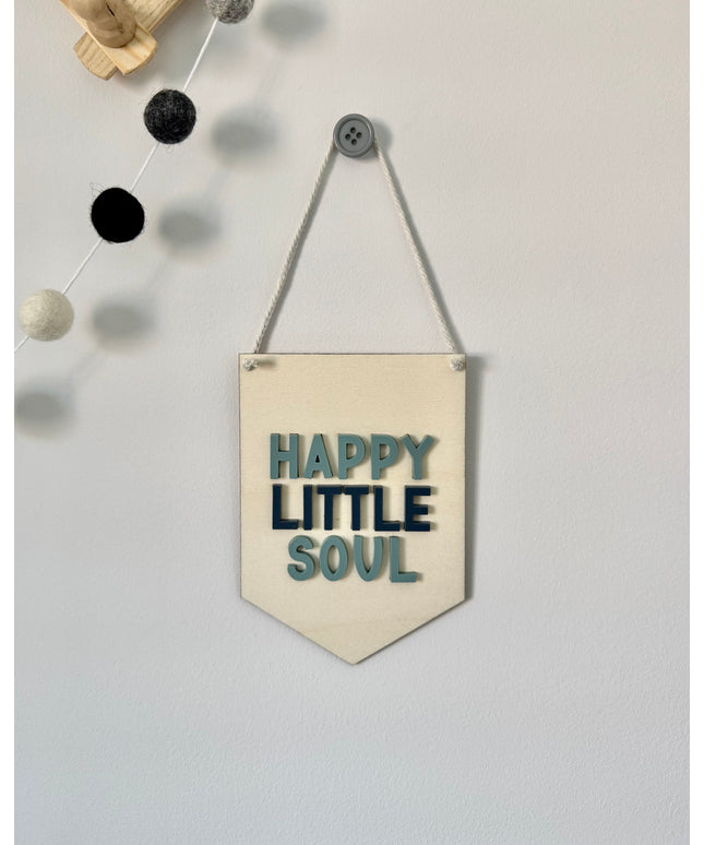 Happy Little Soul Mini Pennant