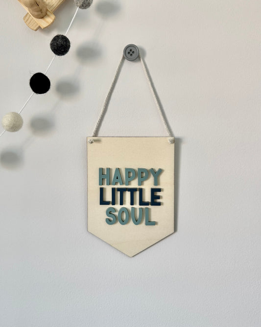 Happy Little Soul Mini Pennant