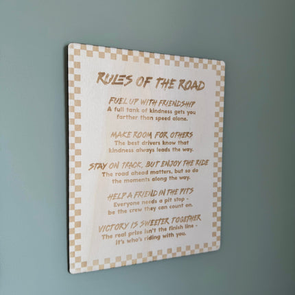 Rules of the Road Shelf Sitter