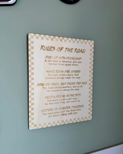 Rules of the Road Shelf Sitter
