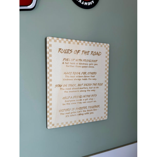 Rules of the Road Shelf Sitter