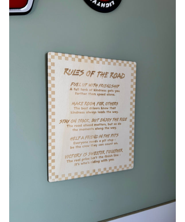 Rules of the Road Shelf Sitter