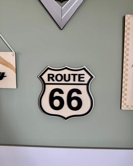 Route 66 Wall Sign