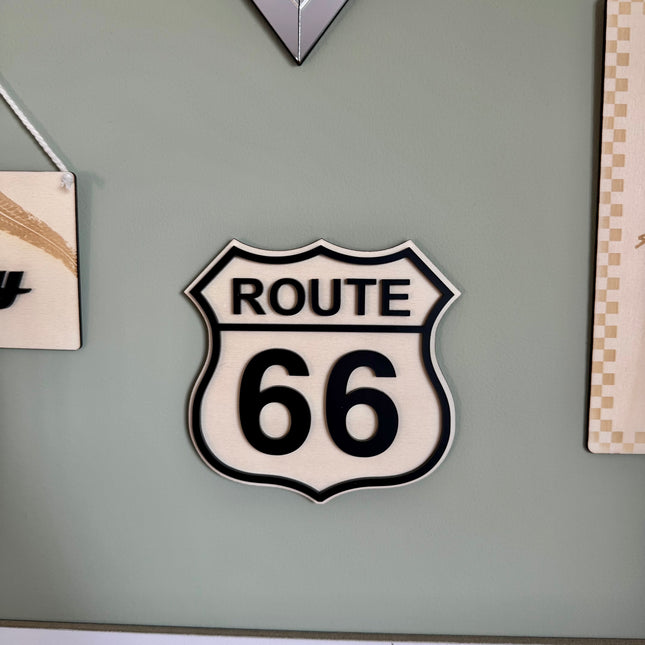 Route 66 Wall Sign