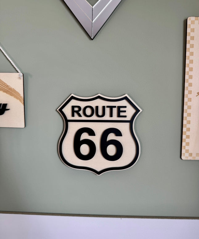 Route 66 Wall Sign