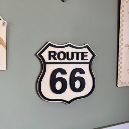 Route 66 Wall Sign