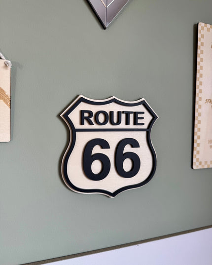Route 66 Wall Sign
