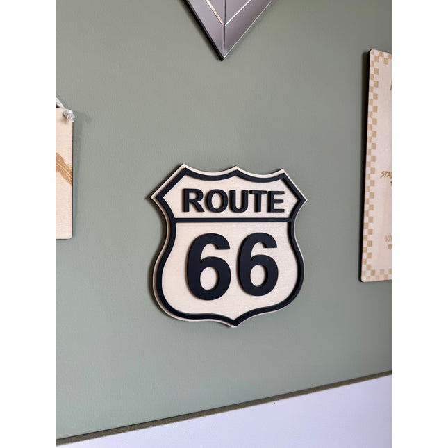Route 66 Wall Sign