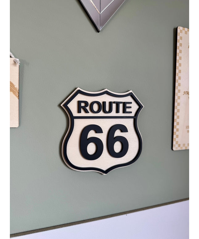 Route 66 Wall Sign