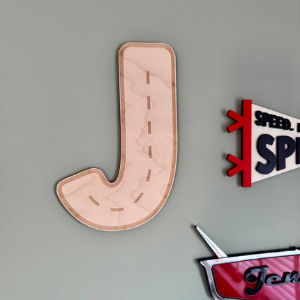 Personalised Road Initial Letter