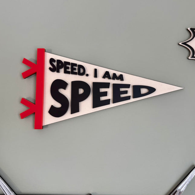 Speed. I Am Speed Flag