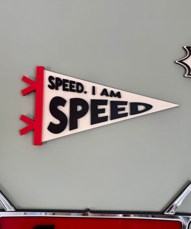 Speed. I Am Speed Flag