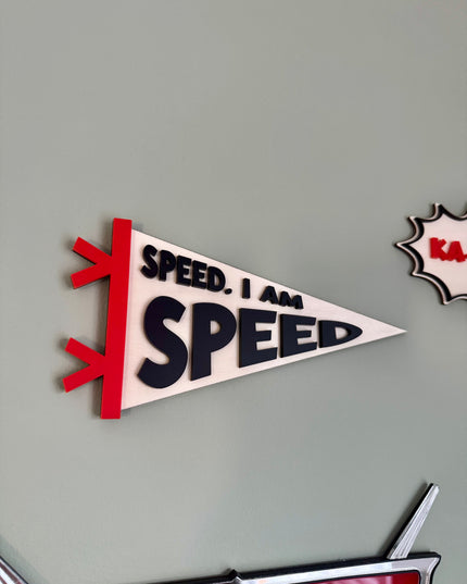 Speed. I Am Speed Flag