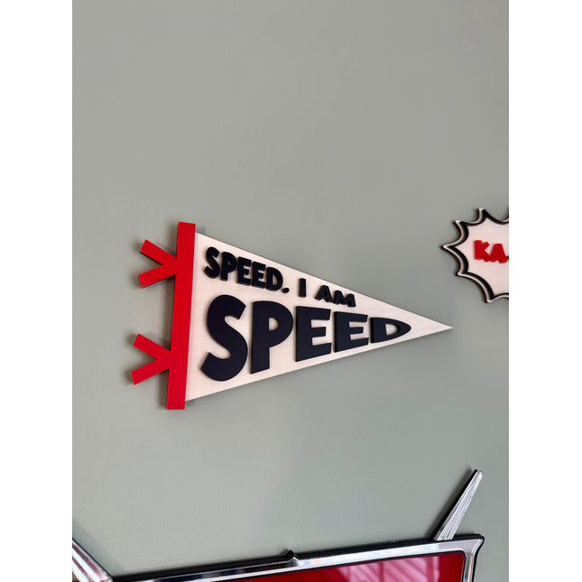 Speed. I Am Speed Flag