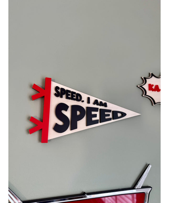 Speed. I Am Speed Flag