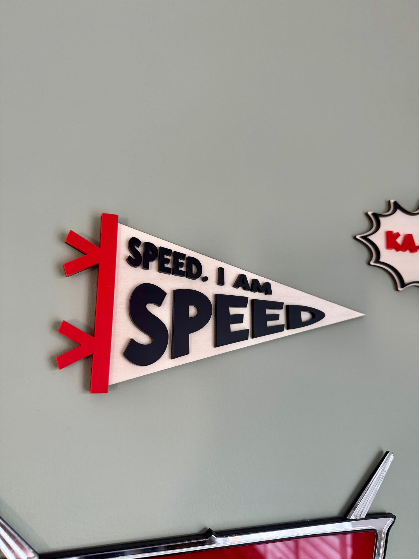 Speed. I Am Speed Flag