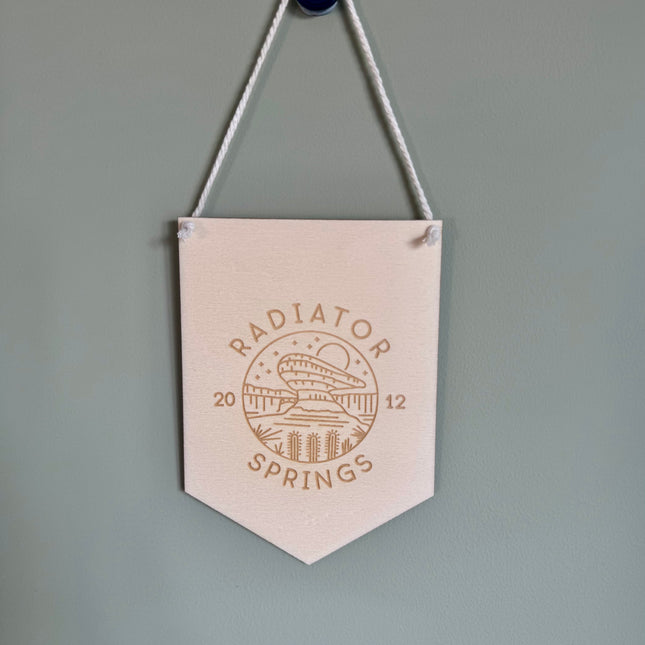 Radiator Springs Mini Pennant