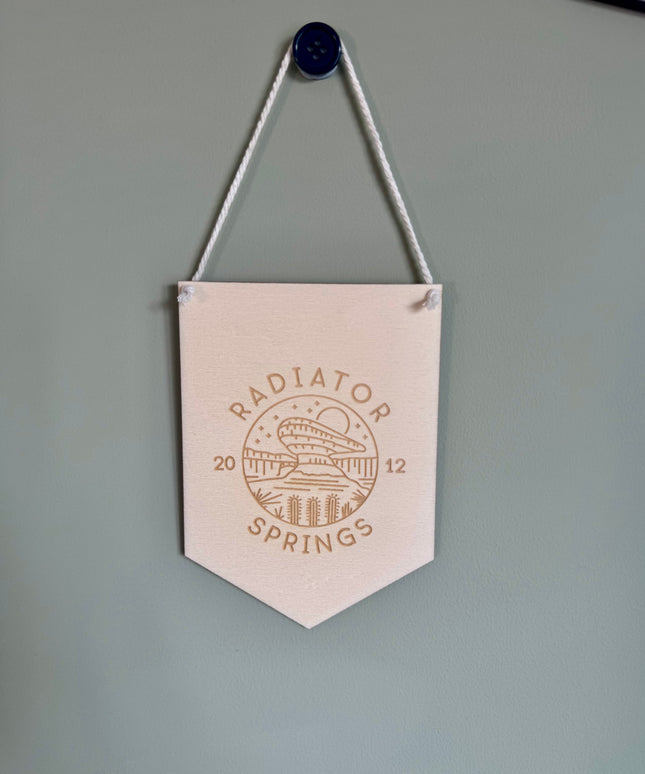 Radiator Springs Mini Pennant