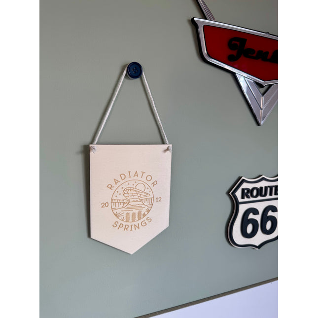 Radiator Springs Mini Pennant
