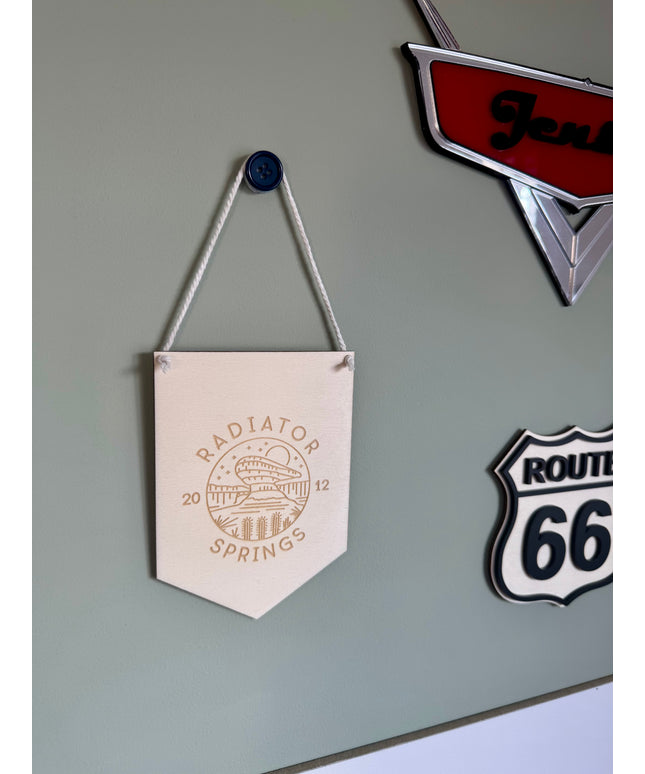 Radiator Springs Mini Pennant