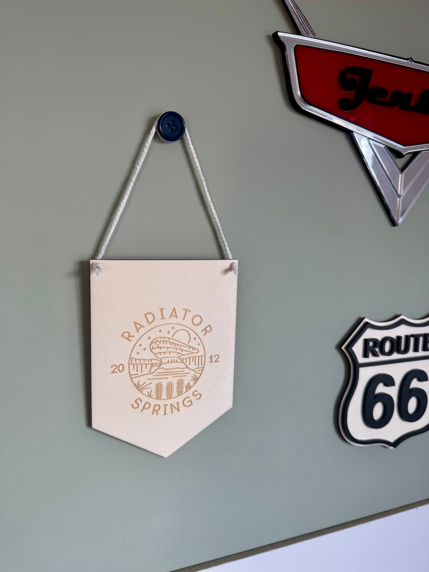Radiator Springs Mini Pennant