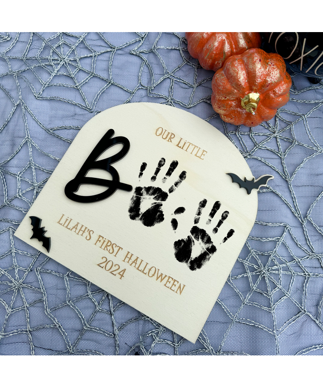 My First Halloween Plaque