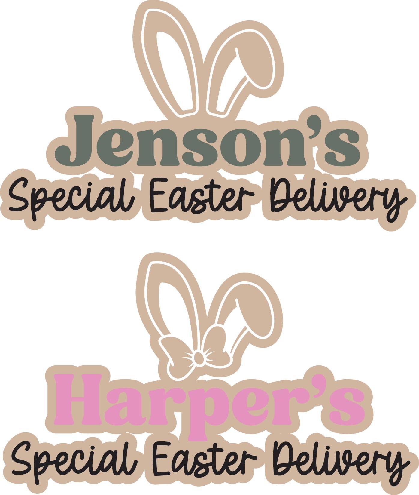 Personalised Easter Crate Plaque