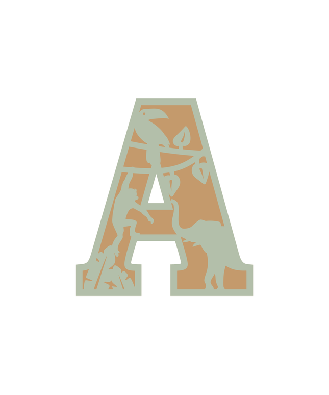 Jungle Themed Letter