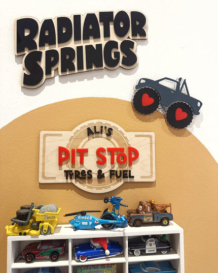 Monster Truck Wall Sign