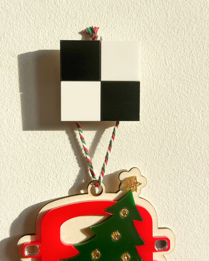 Checkerboard Acrylic Wall Hooks