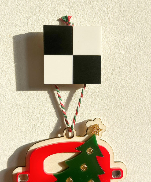 Checkerboard Acrylic Wall Hooks