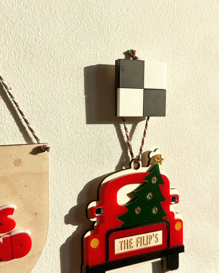 Checkerboard Acrylic Wall Hooks