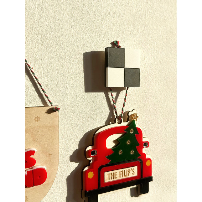 Checkerboard Acrylic Wall Hooks