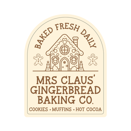 Gingerbread Bakery Shelf Sitter